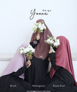 Vente en gros de foulards musulmans instantanés YOONA en polyester, prêts à porter - Product Image 2