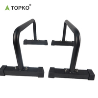 TOPKO Équipement de gymnastique en acier de haute qualité, barres parallèles et barres horizontales pour la maison avec fonction de pompes