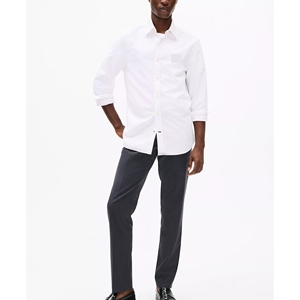 Chemise d'affaires boutonnée à manches longues de style décontracté pour hommes, confortable, sans plis, anti-rétrécissement, respirante - Product Image 2