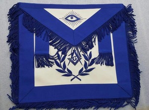 Haute qualité personnalisé G carré tablier Machine broderie cuir métal Style tissu avec maçonnique Regalia Logo gros Badges - Product Image 5