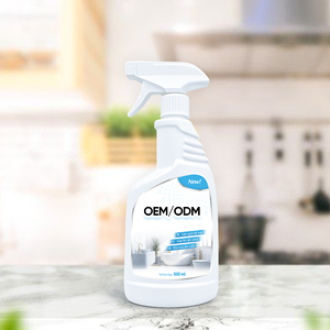 Spray de Limpieza Multiusos con Aroma a Limón OEM, 5%-15% de Ingredientes para Vidrio, Azulejos y Acero Inoxidable, Servicio de Marca Privada - Product Image 1