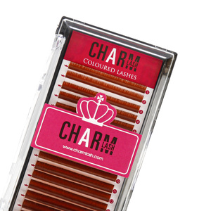 CharmLash Lash Business Supplies Extension de cils personnalisée Marque privée Boîtes à cils vides Emballage diverses nuances multicolore - Product Image 6