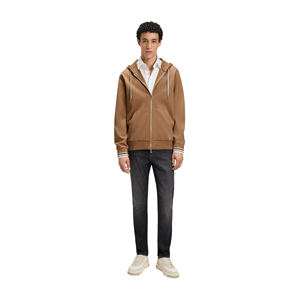 100% pur coton hommes pull à capuche surdimensionné imprimé personnalisé à manches longues Streetwear pour l'hiver à capuche avec Logo avant - Product Image 2