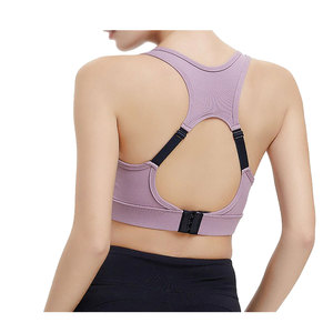 2025 nouvelle conception à la mode entraînement Fitness Sport soutien-gorge pour les femmes lourd extensible doux contrôle Yoga Sport soutien-gorge pour les femmes - Product Image 6