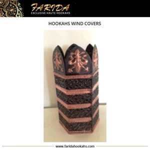 Cubierta de viento Shisha Hookah de Metal de lujo de alta calidad, nuevo diseño único, acabado de laca, tamaño mediano, latón, Narguile Sheesha Chicha - Product Image 2