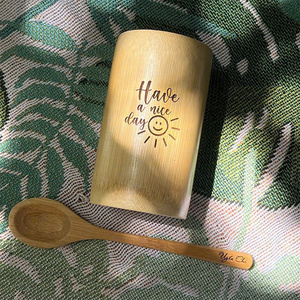 High Quality Biodegradable Bamboo Drinkware Eco-Conscious <b>Tea</b> <b>Cups</b> & <b>Saucers</b> For Everyday Use And Wholesale Needs - Product Image 4