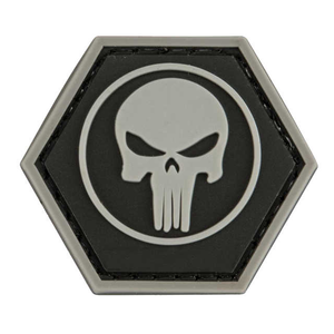 Parche de Fieltro 3D con Emblema de Calavera Táctica de Goma Suave de PVC con Decoración de Encaje para Gorra, Divertido para Hablar y Sonreir - Product Image 3