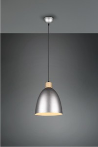 Lámpara colgante Jagger de níquel antiguo E27 IP20 150cm (Trio R30681067) - Product Image 2