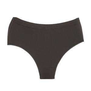 กางเกงในสตรีแบบเรียบ - สีดำ - Product Image 1