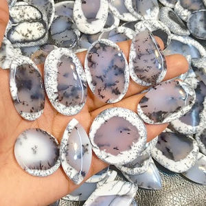 Dendrite Opale Cabochons de taille libre Mix Shape Gemstone Semi Precious Dendrite Opal Loose Gemstone for Jewelry - Product Image 6
