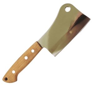 Couperet de boucher en acier inoxydable fait à la main avec manche en bois de frêne couteau de chef de cuisine couperet pour bricolage cadeaux OEM pris en charge - Product Image 4