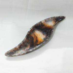 Juego de platos para servir aperitivos de resina marrón no pulida 100%, ecológico, moderno, incluye varios cuencos para fiestas, sopa - Product Image 5