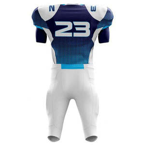 Maillot de football américain léger, respirant, à manches courtes, personnalisable avec couleur et logo - Product Image 5