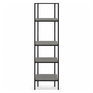 Modern Metal <b>Slim</b> 5-Tier Storage <b>Shelf</b> Display Rack Home Furniture for Living Room Warehouse - Product Image 3