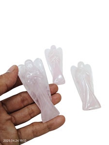 Chakra <b>Angel</b> Statues 7.62 cm (3 Inch) Natural <b>Crystal</b> Stone Hand-Cut 7 Chakra <b>Angel</b> Figures - Product Image 6