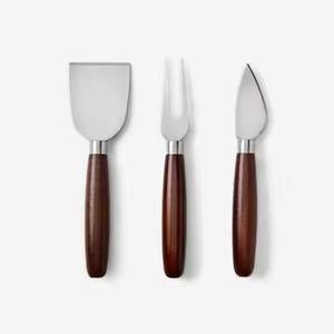 Elegante Juego de Cuchillos para Queso de Acero Inoxidable para el Hogar, con Mango de Acero Inoxidable, Ecológico y Duradero, Apto para Lavavajillas - Product Image 2