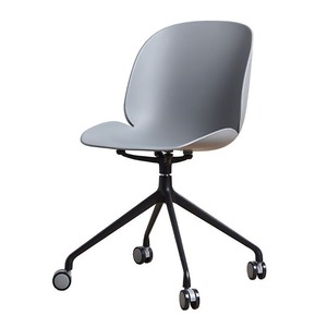 Fauteuil inclinable moderne BFG043 Beetle avec fonction extensible, en similicuir, pieds en bois et métal, roulettes, pour ameublement domestique - Product Image 1