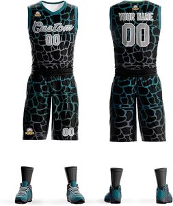 Ensembles de vêtements de basket-ball personnalisés de haute qualité maillot de basket-ball vierge en maille pour hommes bon marché pour l'entraînement en équipe - Product Image 1