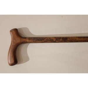 Bastón de madera grabado personalizado moderno de alta calidad, para bastón para caminar abuelo, abuela - Product Image 3
