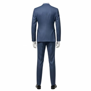 Conjunto de Traje para Hombre de Algodón y Poliéster Transpirable, Tela Resistente, Ropa Formal de Negocios para Adultos, Prenda Ajustada a Medida - Product Image 2