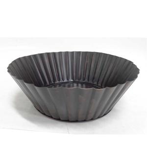 Modern Iron Serving <b>Round</b> <b>Tray</b> Black Color Iron Serving <b>Tray</b> for Home Restaurant & Wedding Decoration Handmade - Product Image 6