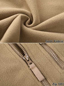 Chaqueta táctica para hombre, abrigo cortavientos con capucha y cremallera, ropa de trabajo de lana de carga de fábricas de ropa, tela de lona - Product Image 6