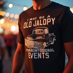 Camiseta Premium de Manga Larga para Cumpleaños con Diseño de Camión Clásico con Piezas Funcionales para Eventos Promocionales - Product Image 3