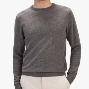 Breathable Quick Dry Custom OEM/ODM Men's Spring Knit Sweater with Front Logo <b>TWINSET</b> Style 100% Polyester Anti-Pilling - Product Image 1