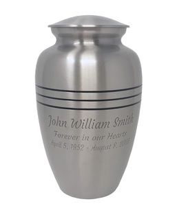 Metal Custom Engraved Classic Pewter Adult Cremation <b>Urn</b> <b>Ashes</b> Adult Male Large <b>Urns</b> <b>for</b> Dad and <b>Urns</b> - Product Image 6