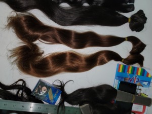 Tóc nối nguyên chất Ấn Độ REMY, tóc thẳng tự nhiên, không xử lý hóa chất, kiểu nối máy, lớp tóc kép, màu tự nhiên, có đủ mọi màu sắc - Product Image 3