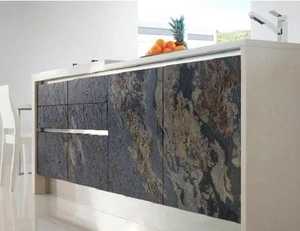 Diseño moderno Flexible fabricante indio 1-3mm chapa de piedra fina plata brillo tamaños 61x122cm 122x244cm chapa de piedra cultivada - Product Image 4