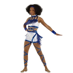 Tenue d'équipe tendance en tissu doux avec logo graphique, matériau durable, flexible, léger, confortable et élégant, uniforme de cheerleading - Product Image 1