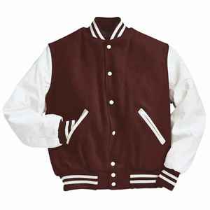 Custom Designed 100% Wool Embroidery Fleece <b>Letter</b> Bomber Varsity CollegeBaseballjacket for <b>men</b> - Product Image 6