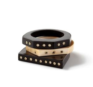 Modern Waterproof Resin Bangle with Dual Layer Glossy Finish Custom Colors & Handmade Design for Trendy Artistic Jewelry Lovers - Product Image 1