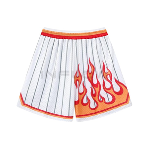 gym wear Mesh <b>Shorts</b> <b>Men's</b> basketball Summer Sublimation Stretch Dtg Printing 100% Polyester <b>5</b> <b>Inch</b> <b>Inseam</b> customized logo - Product Image 2