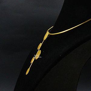 Gargantilla de metal latón puro hecha a mano - Product Image 4