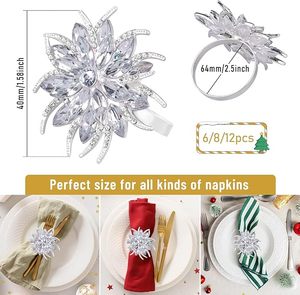 Rond de serviette en métal et papier en verre cristal super luxe, décoration de table de fête de mariage en forme vintage unique, rond de serviette exclusif - Product Image 6