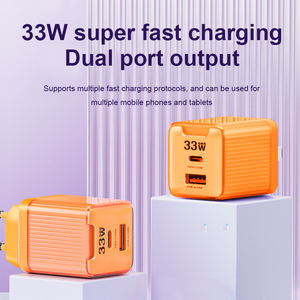 Chargeur USB Transparent Charge Rapide 3.0 QC3.0 EU US PD3.0 33W 20W Type C GaN Chargeur pour <span class=keywords><strong>iPhone</strong></span> 15 14 <span class=keywords><strong>13</strong></span> Samsung Huawei - Product Image 2