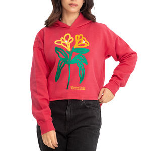 Vente en gros de pulls à capuche pour femmes coupe ajustée sweats à capuche confortables et respirants couleur unie sweats à capuche personnalisés pour femmes - Product Image 1