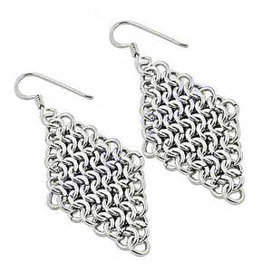 Pendientes de Cadena de Plata de Ley 925 con Baño de Oro de 18K, Estilo Vintage, con Colgante de Perla, Joyería para Mujer - Product Image 2