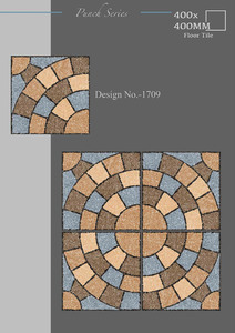 กระเบื้องปูพื้นเซรามิกดิจิตอลขนาด400x400มม. กระเบื้องปูพื้นกันลื่นทันสมัยสำหรับใช้ในโรงเรียนอพาร์ทเมนต์ - Product Image 2