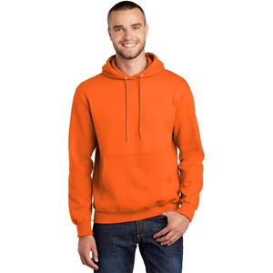 100% coton blanc à capuche tissu polaire taille régulière vêtements pour hommes poids lourd bien ajusté sweats à capuche avec différentes couleurs - Product Image 1