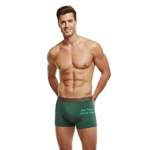 Calzoncillos Boxer Personalizados al por Mayor para Hombre, 100% Algodón, Transpirables, Antibacterianos, Ecológicos, con Logotipo Impreso, Talla Única - Product Image 3