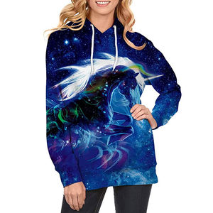 Sudadera con Capucha de Forro Polar Impermeable con Logotipo Frontal de Invierno, Sublimación con Estampado Personalizado OEM al por Mayor, Ropa Unisex de Talla Grande para Mujer - Product Image 2