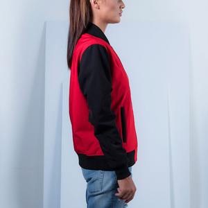 แจ็คเก็ตวาร์ซิตี้แขนยาวสีสันสดใสสำหรับผู้หญิง รุ่นใหม่ล่าสุด ผ้าขนสัตว์ผสมผ้าแคนวาส ปักลายทันสมัย เหมาะสำหรับฤดูหนาว - Product Image 3