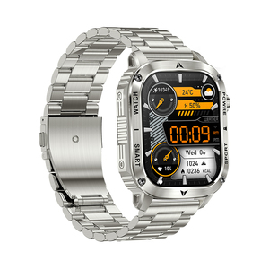 Montre connectée Ak80, écran IPS 2,01 pouces, étanche IP67, sport en plein air, écran tactile pour homme, moniteur de fréquence cardiaque, BT 5.1, réveil - Product Image 6