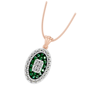 À la mode 925 Sterling Silver Moissanite Fine Jewelry Cluster Halo Pendentif Collier OEM ODM Directement Fabriqué Inde-Acheter en vrac - Product Image 3