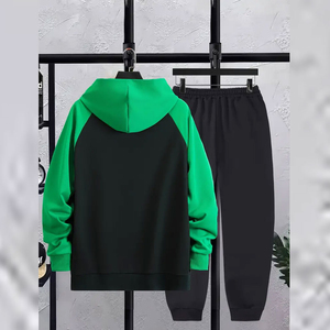 Survêtements pour hommes personnalisés en gros avec fermeture éclair, impression personnalisée, streetwear d'hiver, confortables, prix bas - Product Image 2