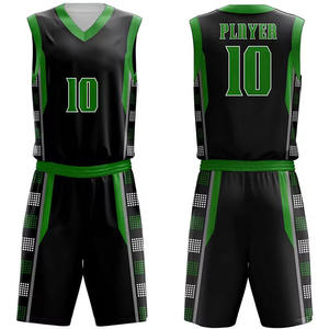Vente en gros de maillots et shorts de basket-ball Logo personnalisé Nom et numéro de l'équipe Uniforme sportif confortable et à séchage rapide - Product Image 3