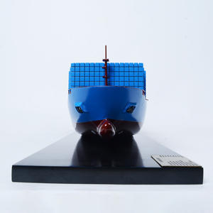 Buque portacontenedores COSCO artesanal modelo 60cm decoración náutica de madera producto personalizado (70Lx14Wx15H cm) - Product Image 5